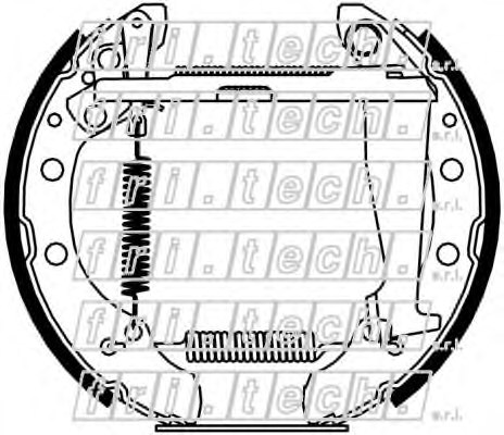 fri.tech. 16417 Brake Shoe Set